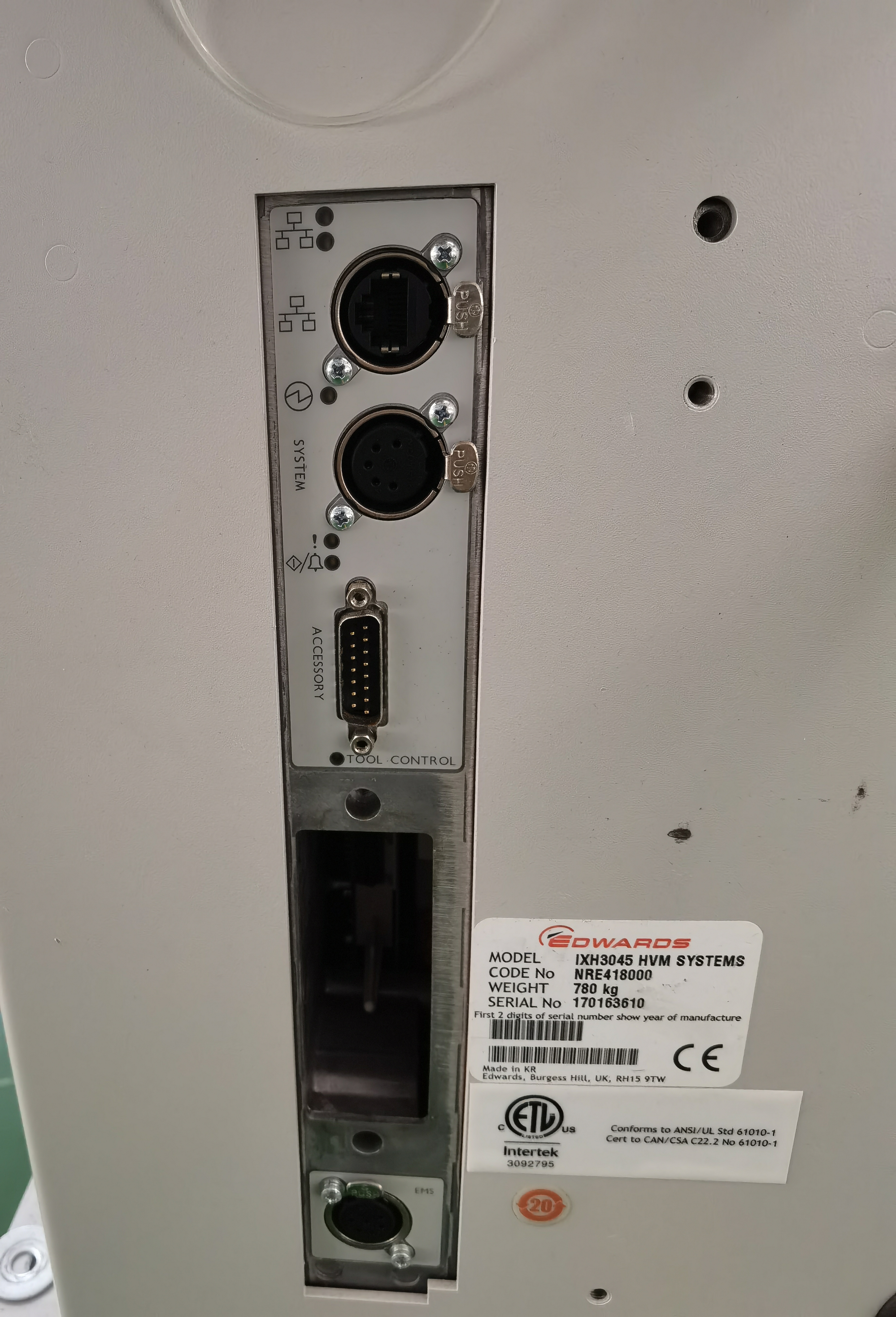 EDWARDS  Vacuum Pump IXH3045 HVM SYSTEMS