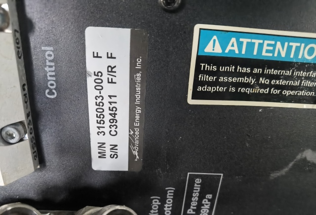 AE Advanced Energy RFG2000-2V / RF GENERATOR  PN:3155053-005