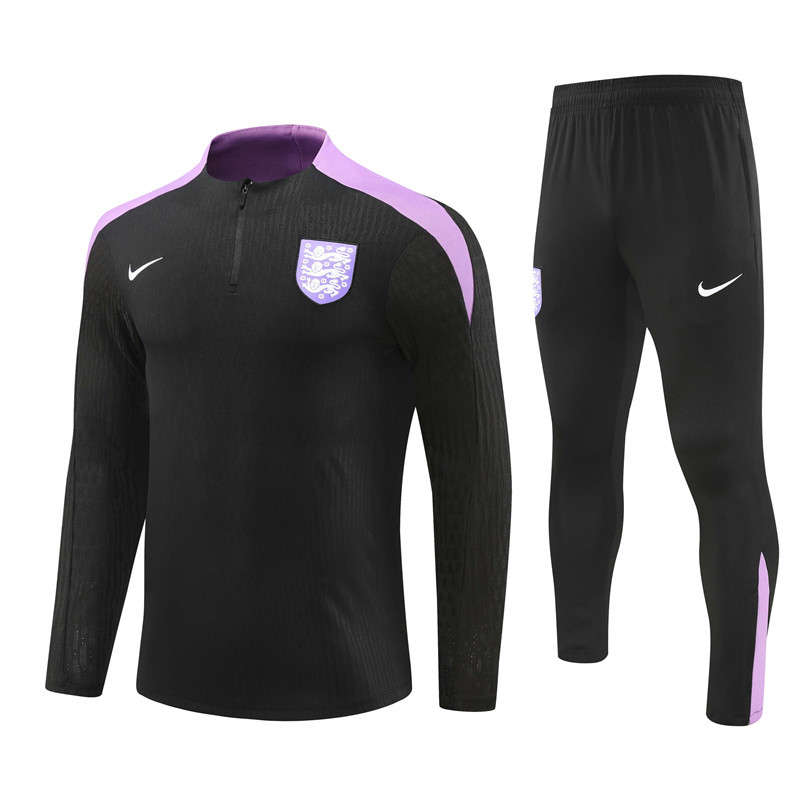 England 24/25 KIDS Long sleeves half-zip training suit Top + pants
