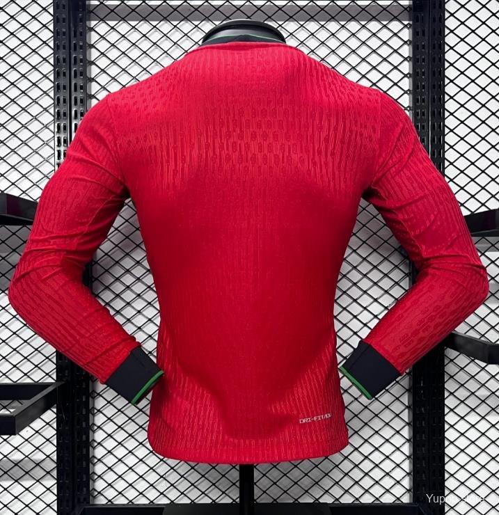 Portugal 24/25 Home Long Sleeve Jersey -Player Version