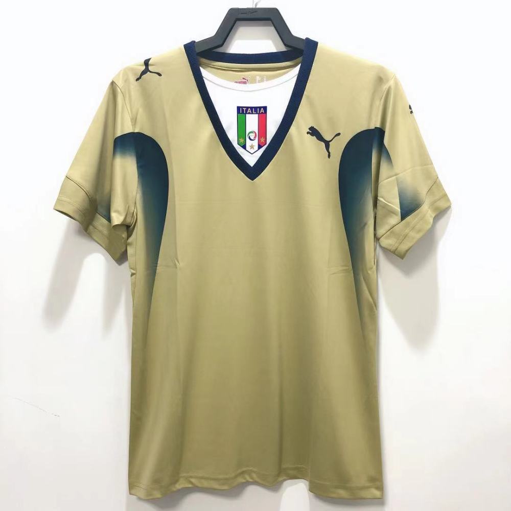 Italy 06 goalkeeper golden jersey