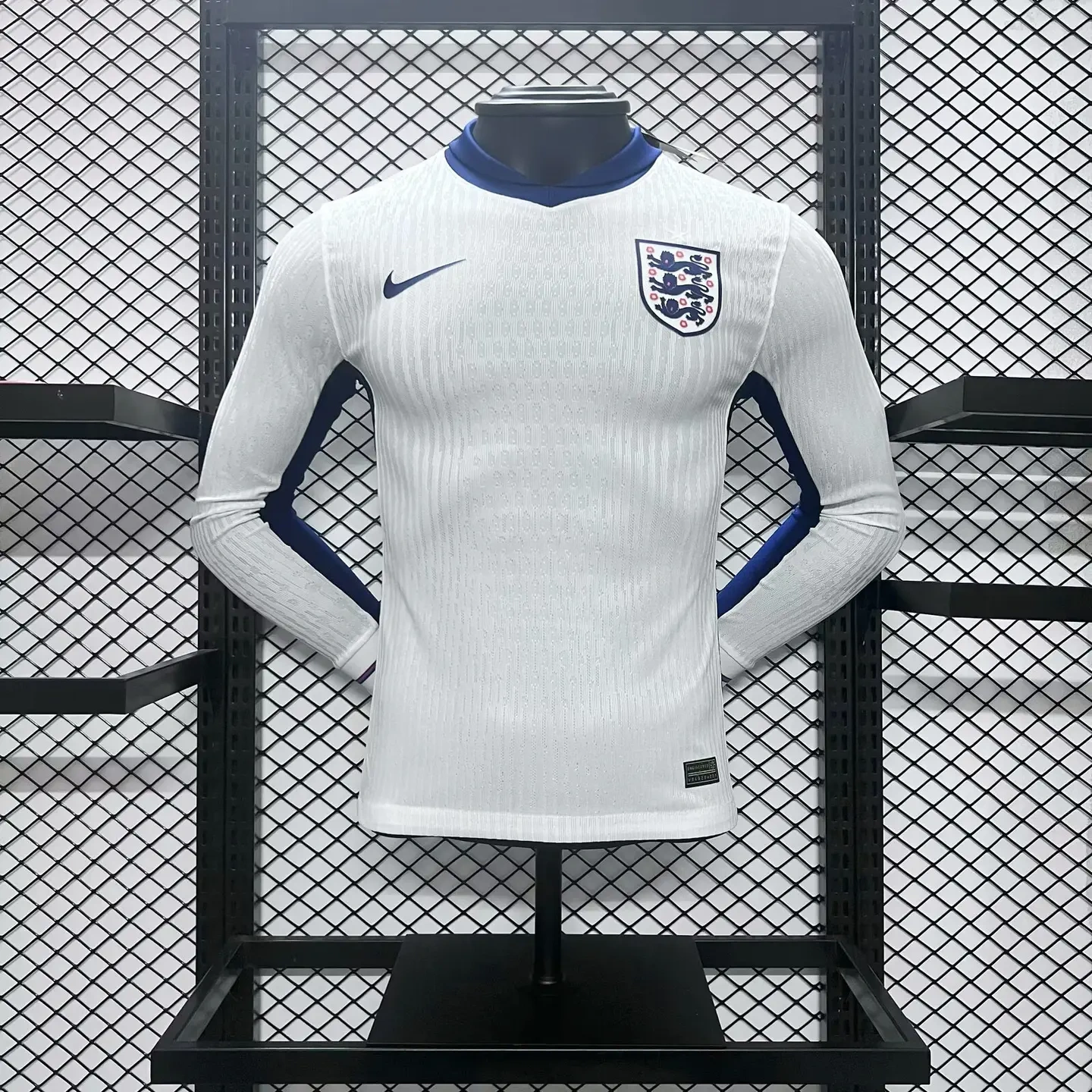 England 2024 Home Stadium Long Sleeve Jersey - Player Version