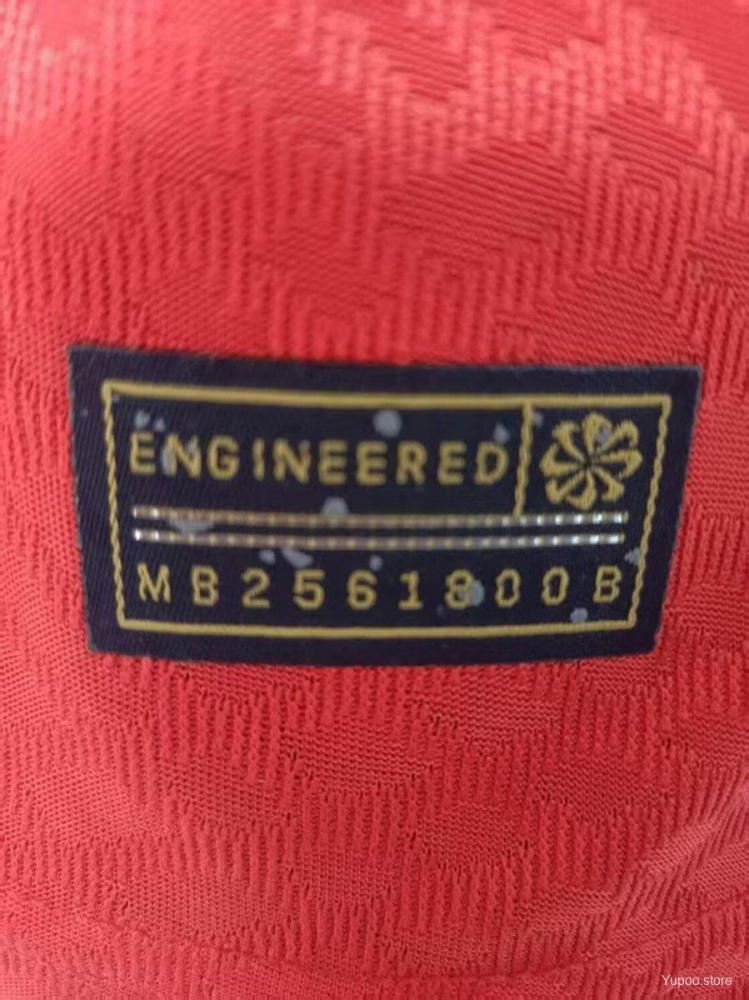 Portugal  25/26 Red POLO Jersey-Player Version