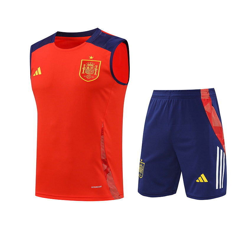 Spain 24/25 Kids sleeveless jersey+shorts