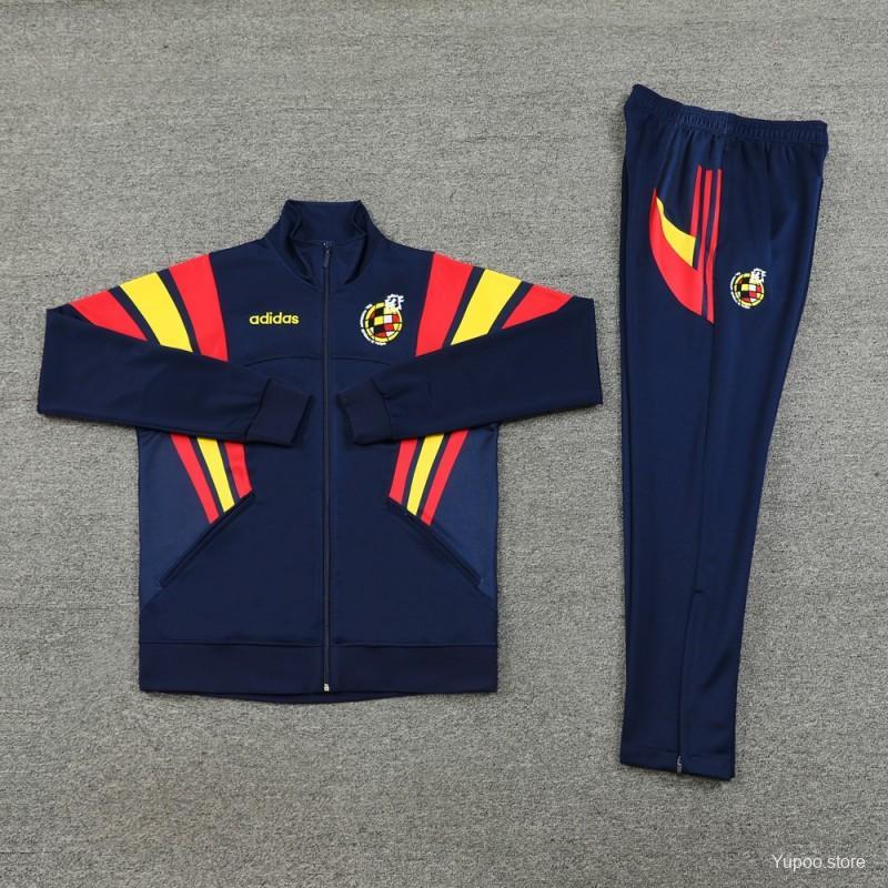 Spain 24/25 Adults Long sleeves half-zip training suit Top + pants