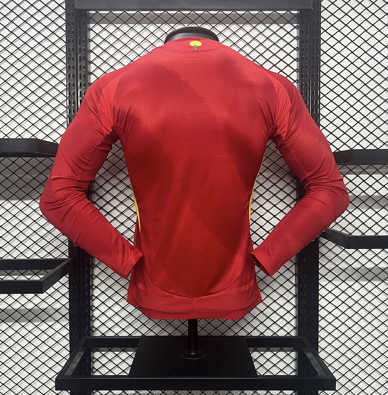 Spain 24/25 Home Long Sleeve Jersey Player Version