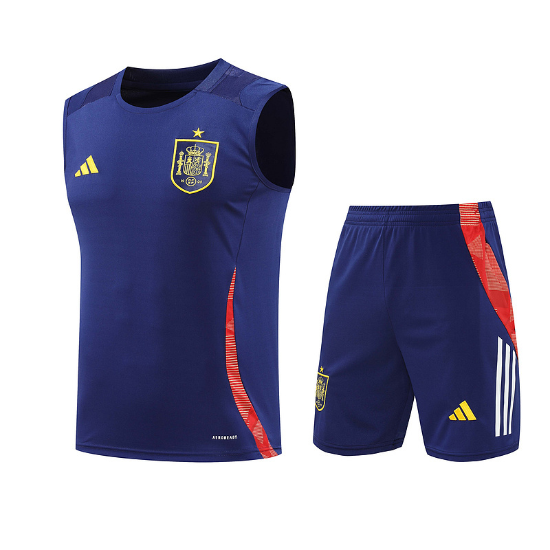 Spain 24/25 Kids sleeveless jersey+shorts