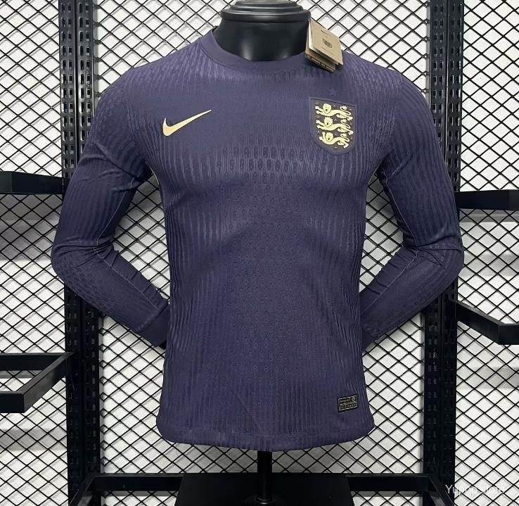 England 24/25 Long Sleeve Away Jersey -Player Version