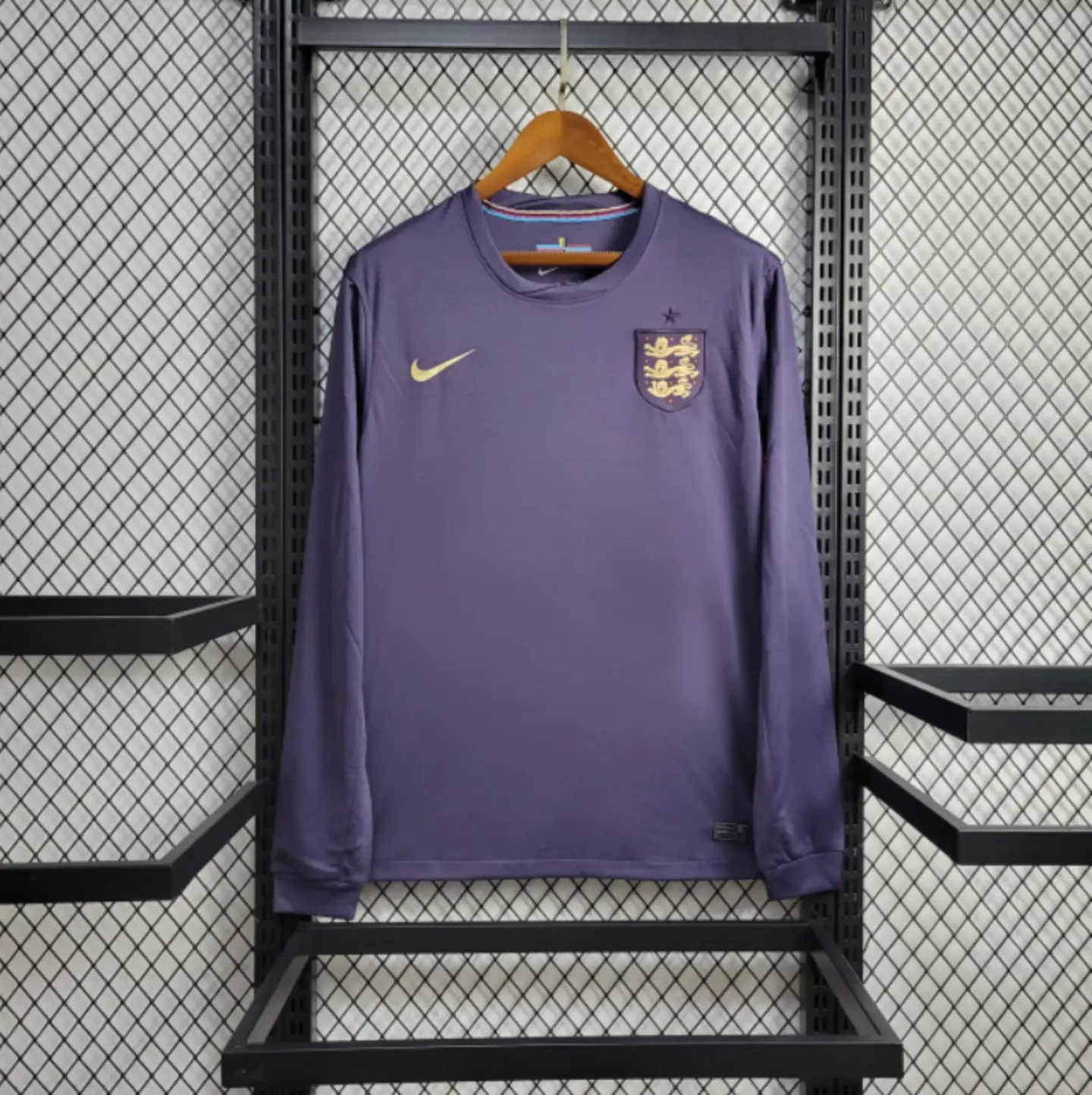 England 2024 Away Stadium Long Sleeve Jersey - Fans Version