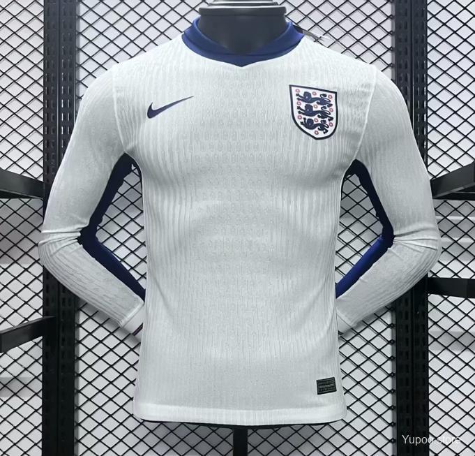 England 24/25 Long Sleeve Home Jersey -Player Version