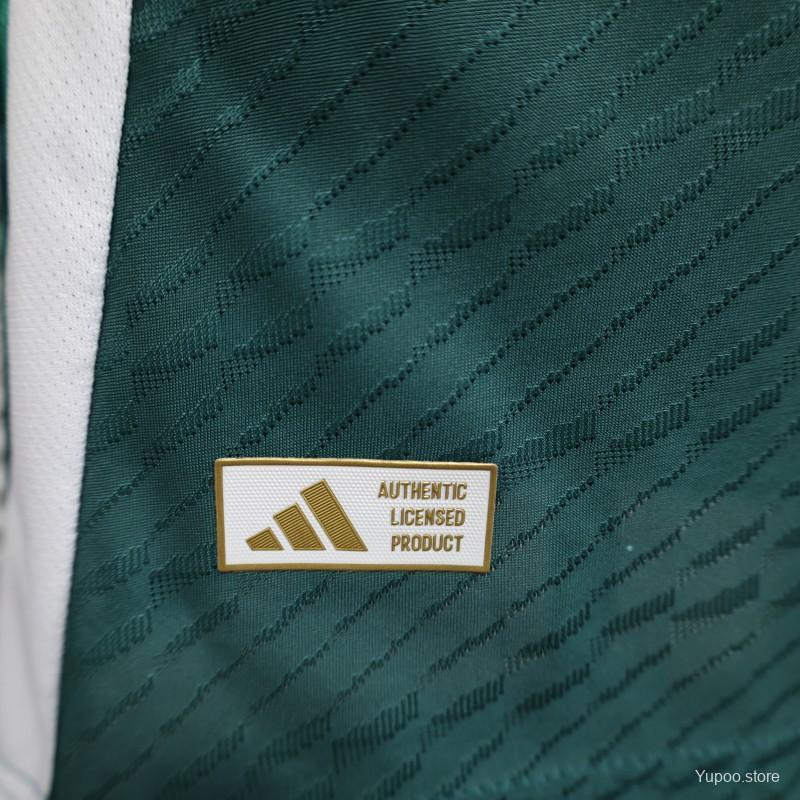 Italy 2024 Pre-Match Green Jersey-Player Version