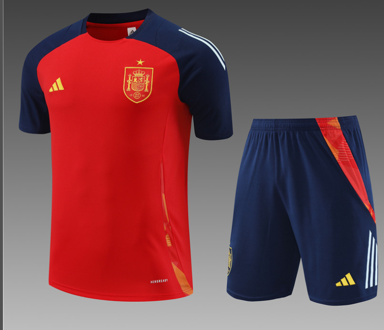 Spain 24/25 Adults  Short sleeve training suit Top + pants