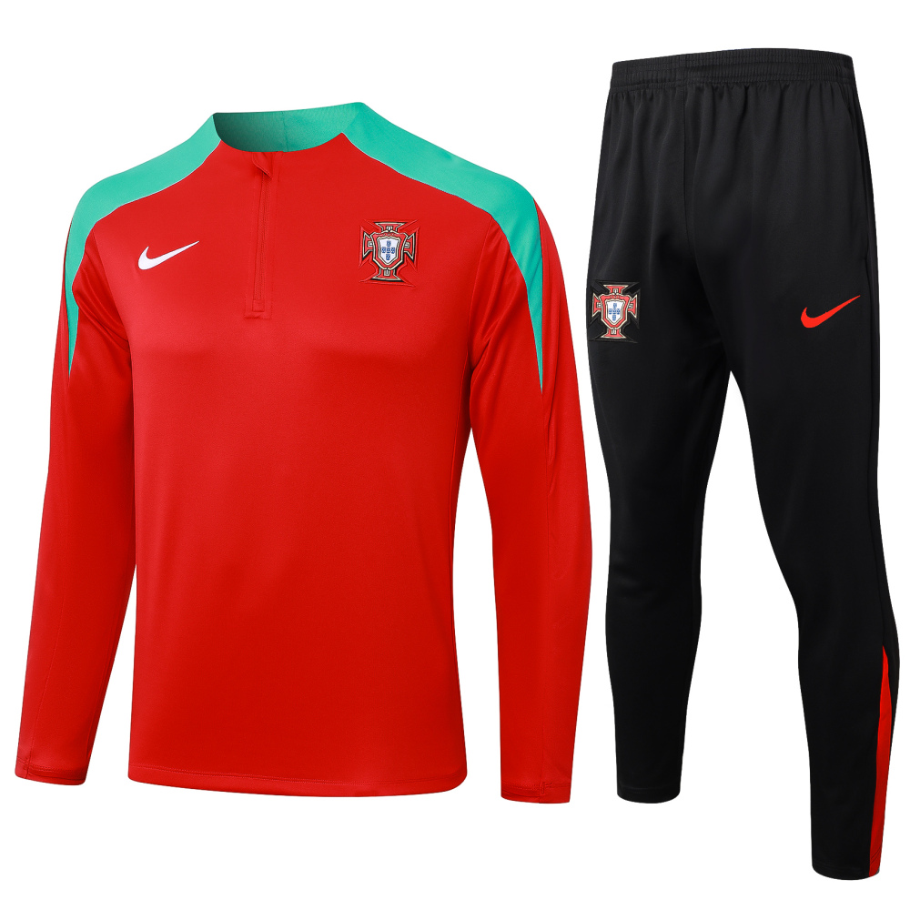 Portugal 24/25 Adults Long sleeves half-zip training suit Top + pant