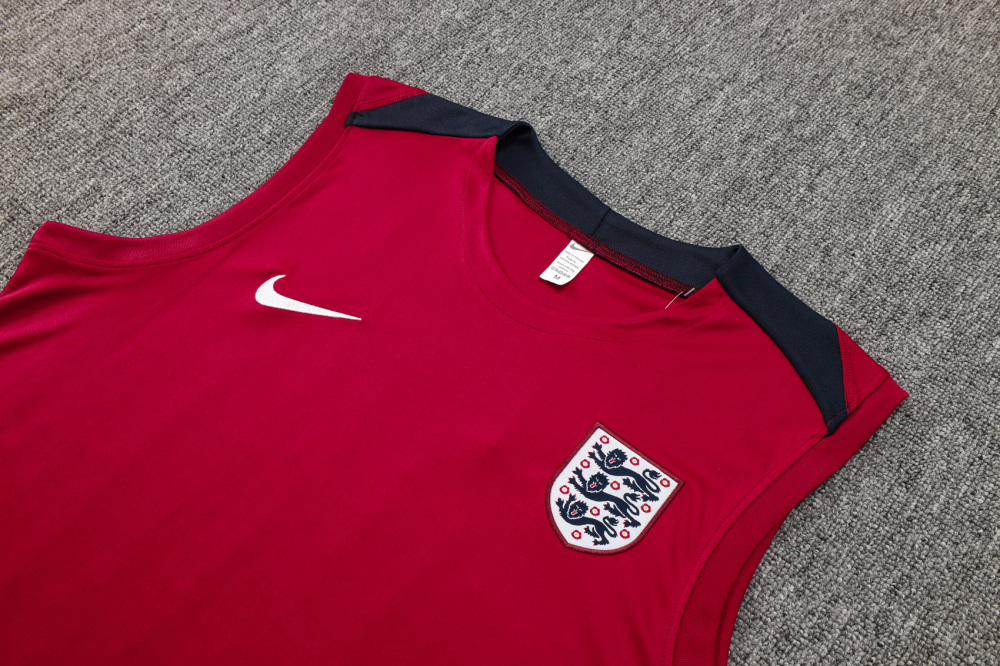 England 2024 Adults sleeveless jersey+shorts