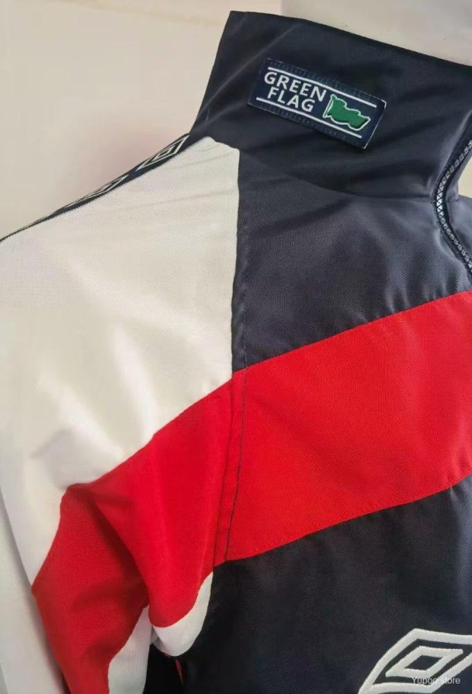 24-25 England Navy Long-Sleeve Zipper Windbreaker