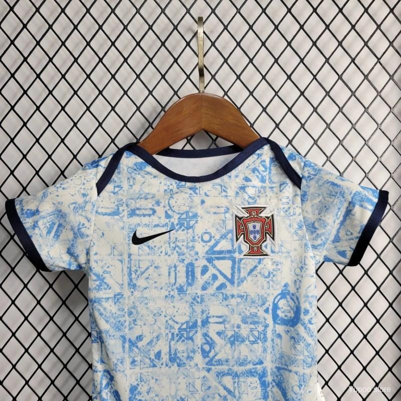 Portugal 2024  Away Jersey  Baby Soccer Jerseys