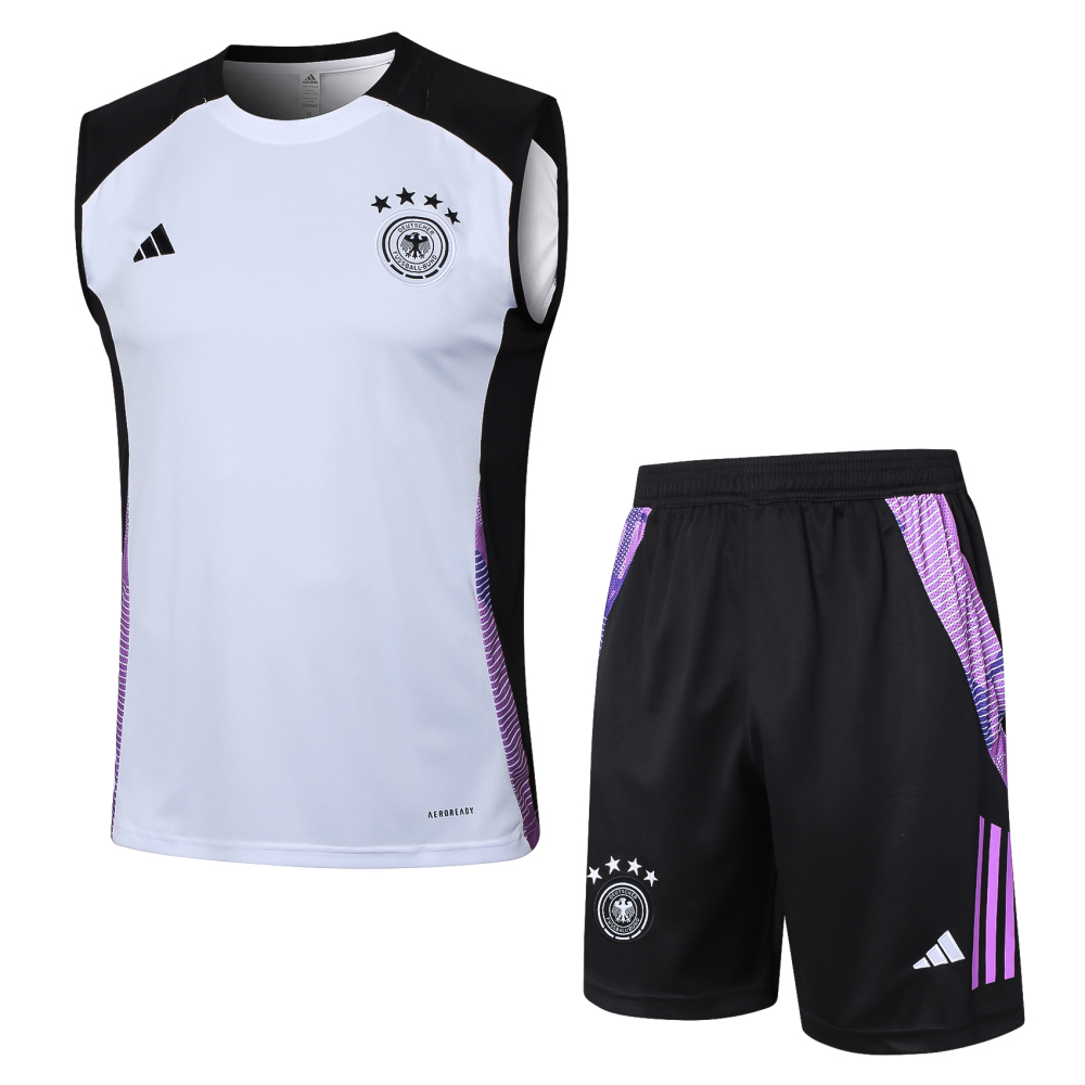 Germany 2024 Adults  sleeveless jersey+shorts