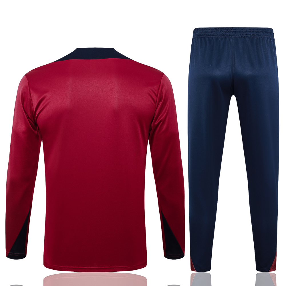 England 24/25 Adults Long sleeves half-zip training suit Top + pants