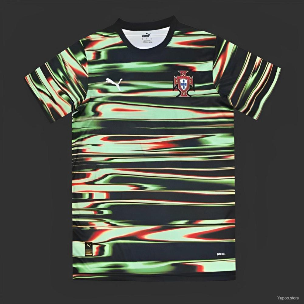 Portugal 24/25 Multi-Stripe Pre-Match Jersey-Fans Version