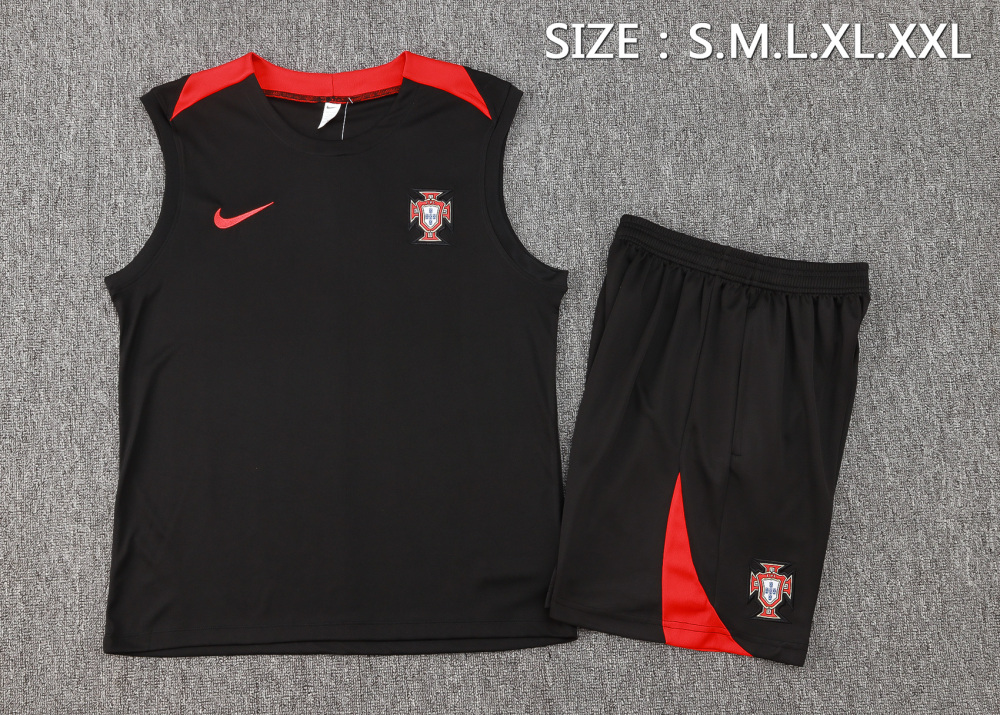 Portugal 2024 Adults sleeveless jersey+shorts