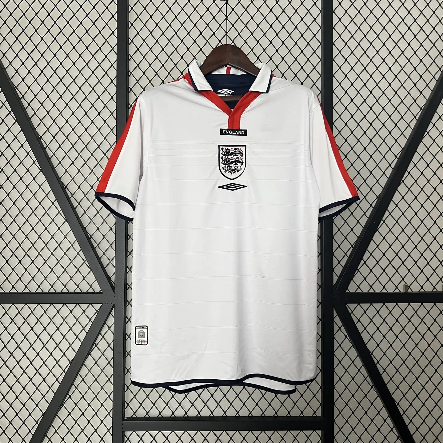 Retro England 2004 Home Stadium Jersey