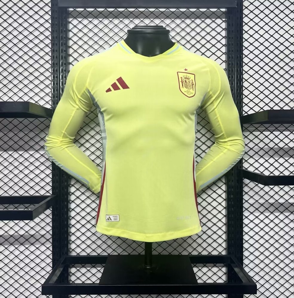 Spain 24/25 Away Long Sleeve Jersey Player Version