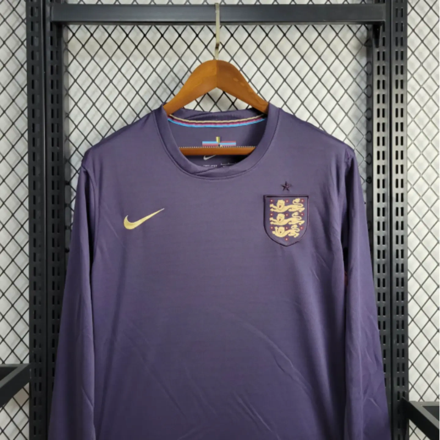 England 2024 Away Stadium Long Sleeve Jersey - Fans Version