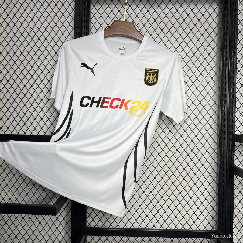Germany 24/25 White Euro Special Edition Jersey-Fans Version