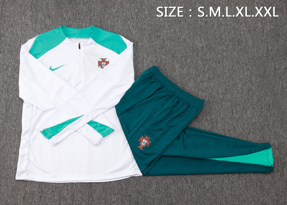 Portugal 24/25 Adults Long sleeves half-zip training suit Top + pant
