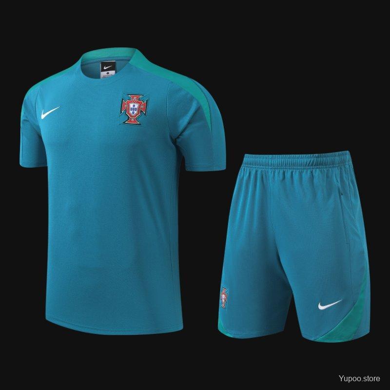Portugal 24/25 Adults Short Sleeve Jersey+Shorts