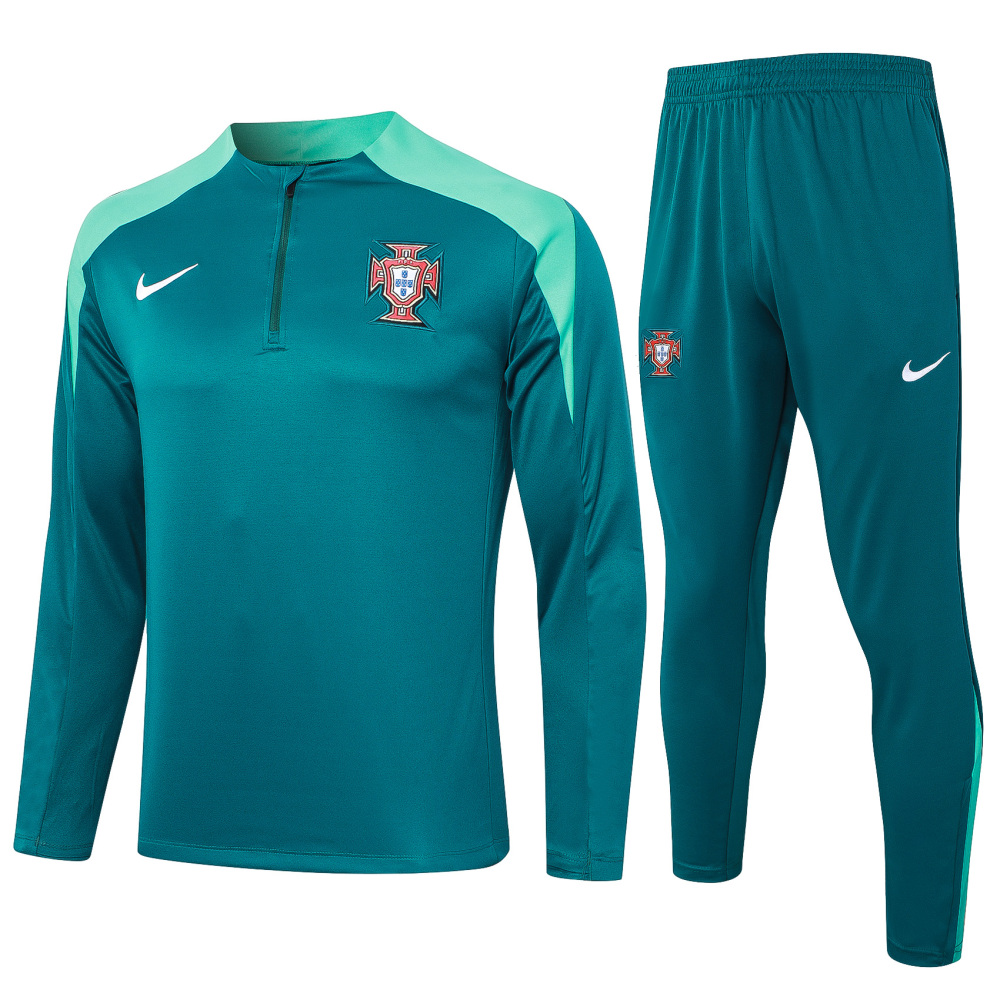 Portugal 24/25 Adults Long sleeves half-zip training suit Top + pant