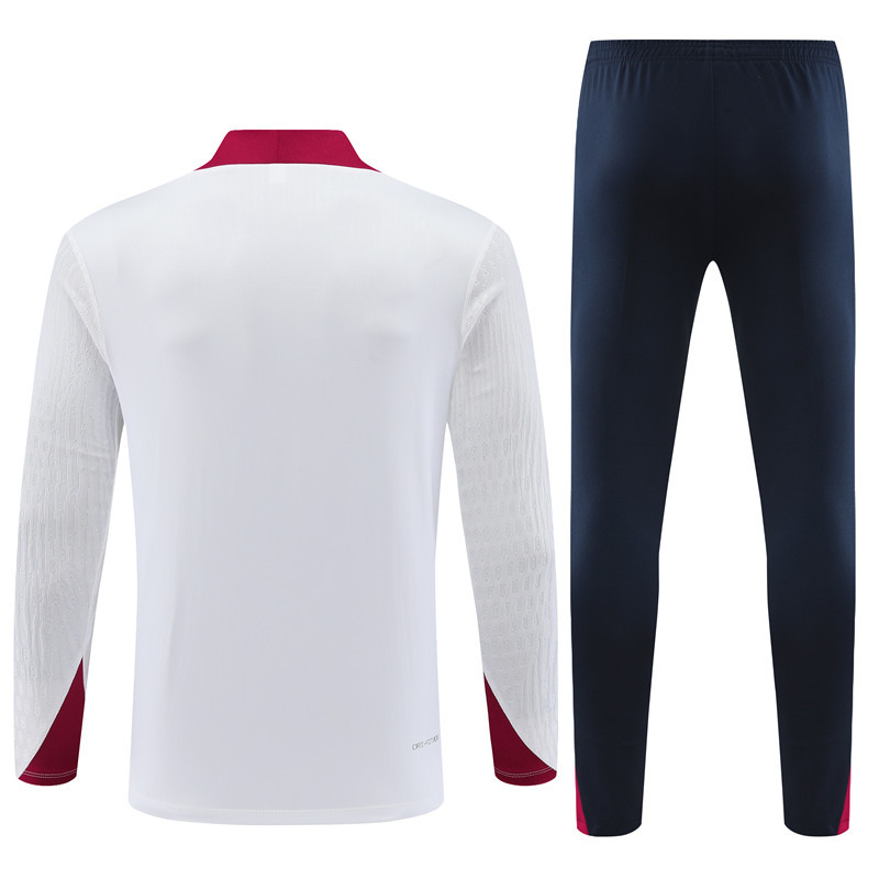 England 24/25 KIDS Long sleeves half-zip training suit Top + pants