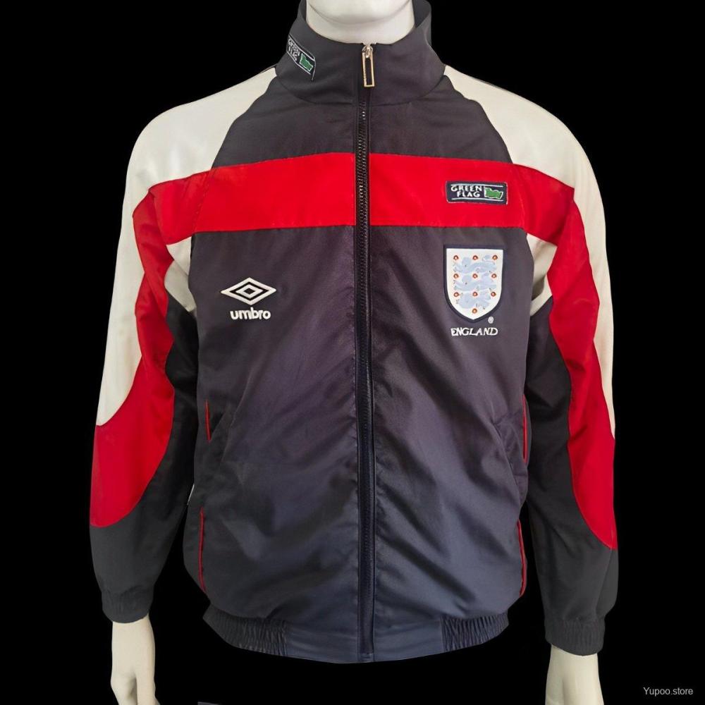24-25 England Navy Long-Sleeve Zipper Windbreaker
