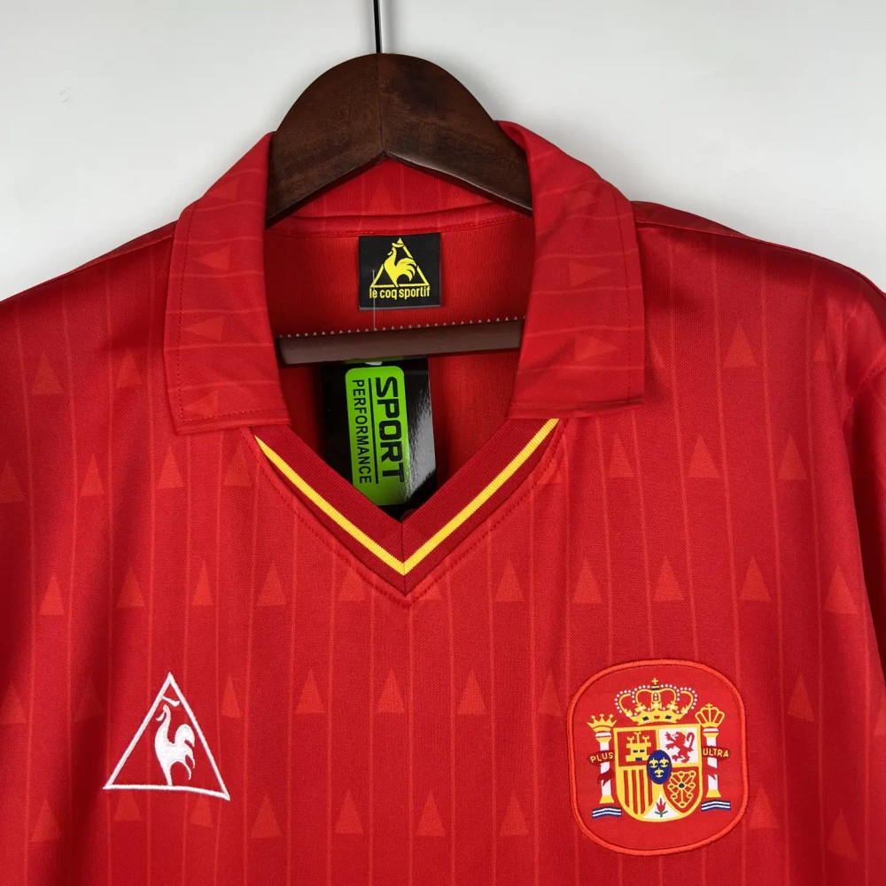 Retro Spain 1988-90 Home Stadium Jersey