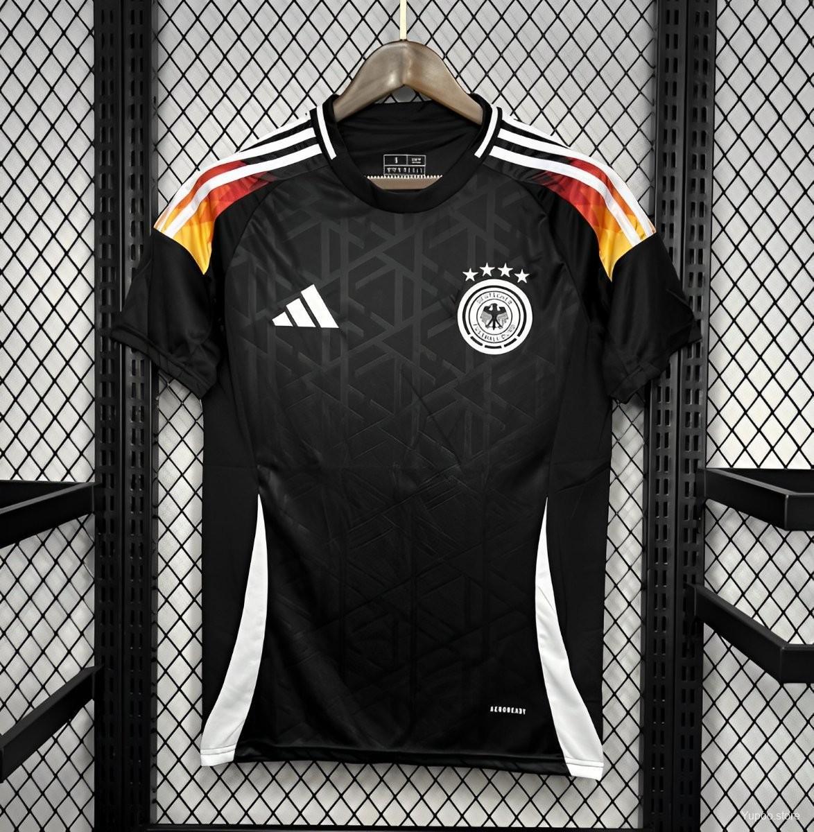 Germany 24/25 Black Pre-match Training Jersey-Fans Version