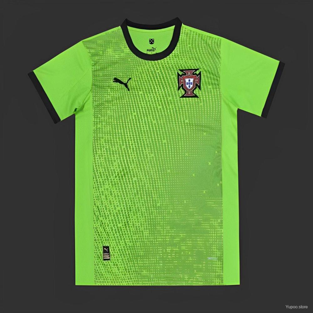 Portugal 24/25 Green Goalkeeper Jersey-Fans Version