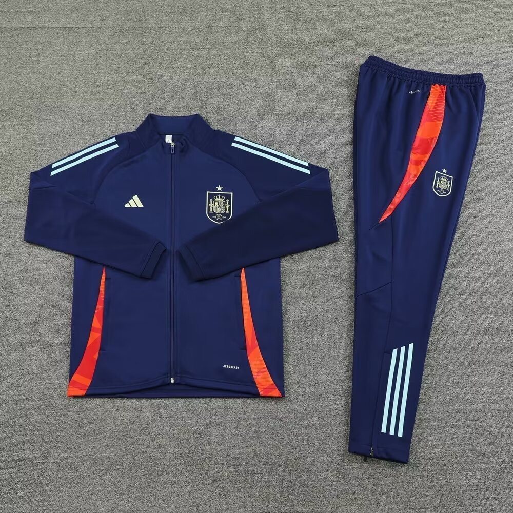 Spain 24/25 KIDS Long Zipper Training Jersey top + pants