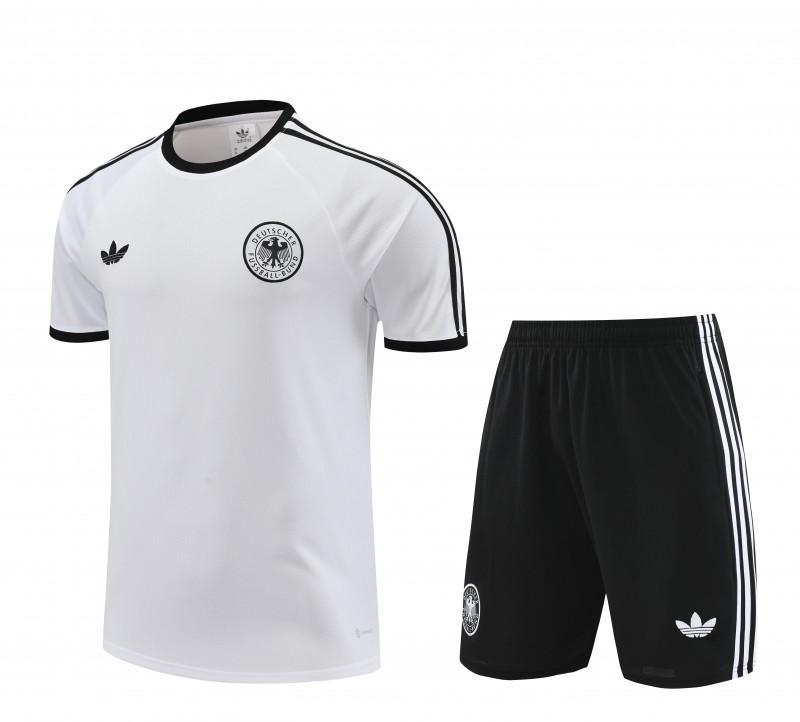 Germany 2024  White Sleeve Jersey+Shorts