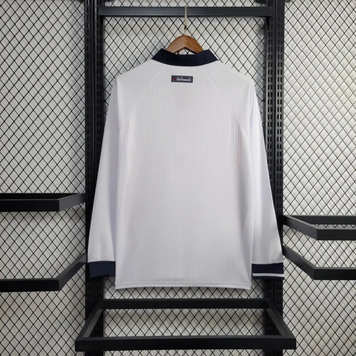 Retro England 1998 Home Stadium Long Sleeve Jersey