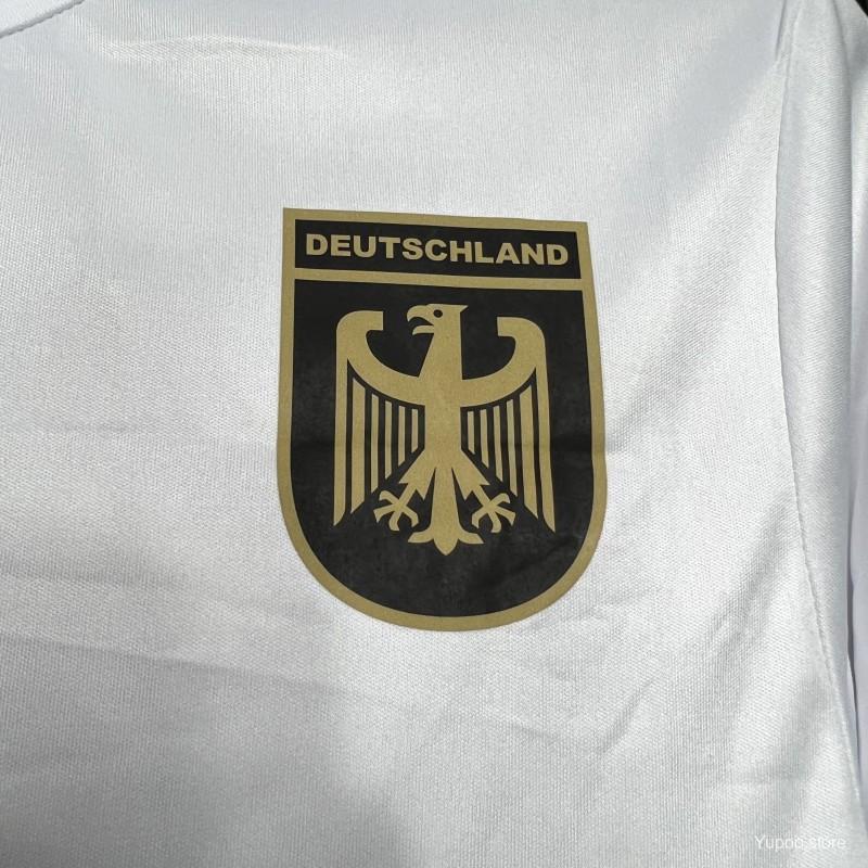 Germany 24/25 White Euro Special Edition Jersey-Fans Version