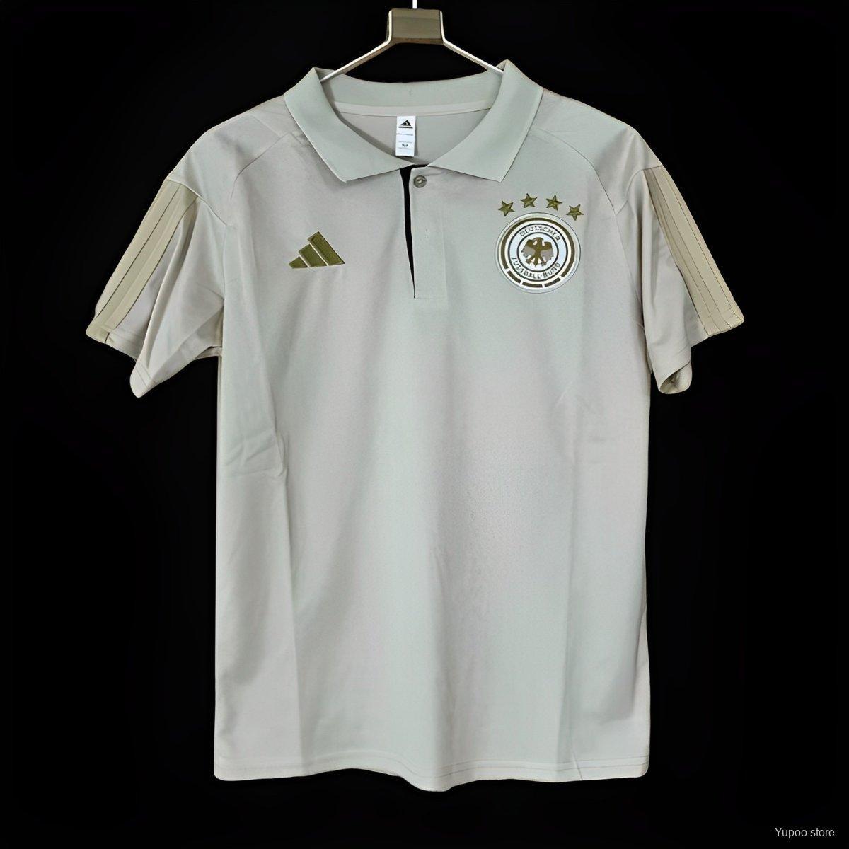 Germany 24/25 Apricot POLO Jersey-Fans Version