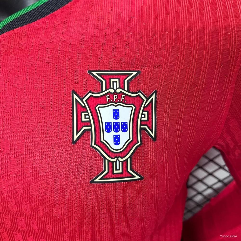 Portugal 24/25 Home Long Sleeve Jersey -Player Version
