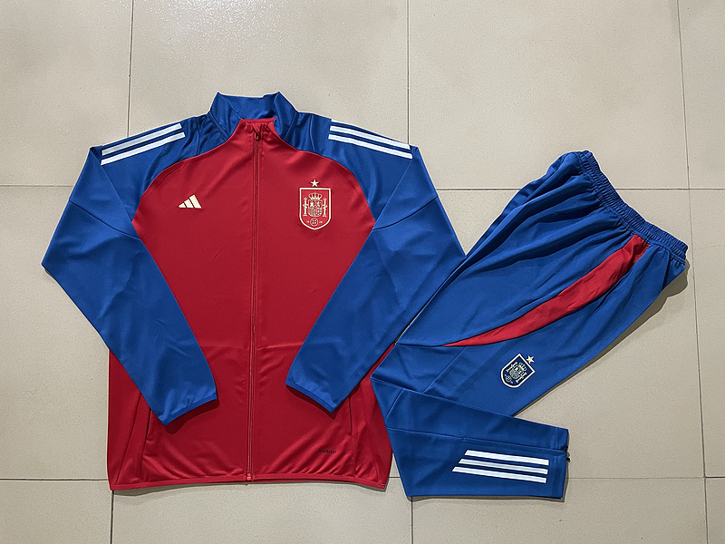 Spain 24/25 KIDS Long Zipper Training Jersey top + pants