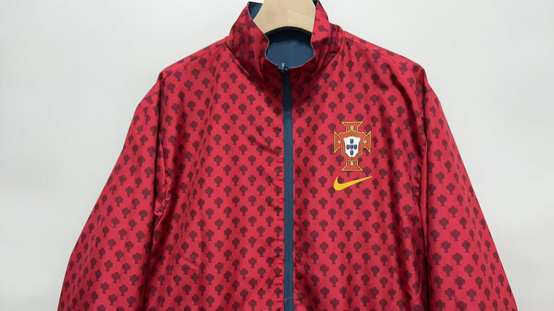 Portugal 2025 Long-Sleeve Zipper Windbreaker
