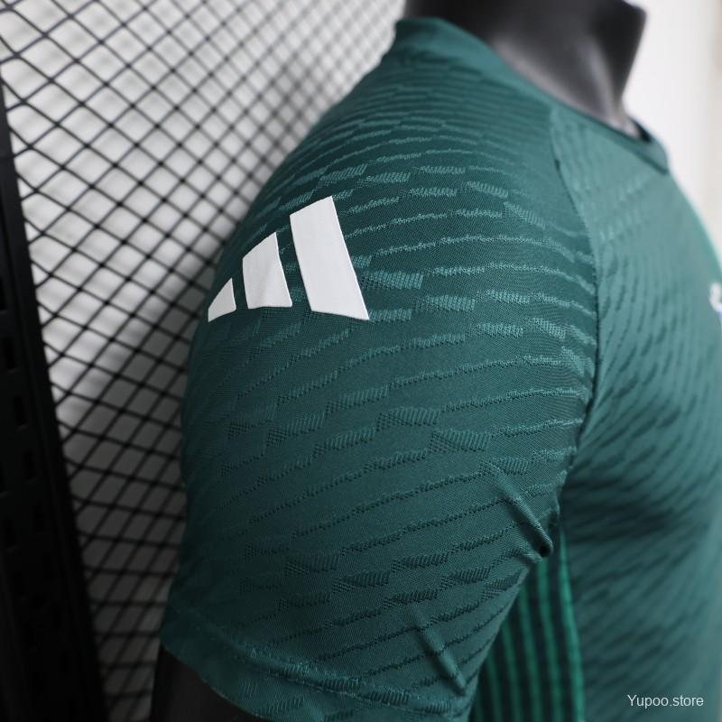 Italy 2024 Pre-Match Green Jersey-Player Version