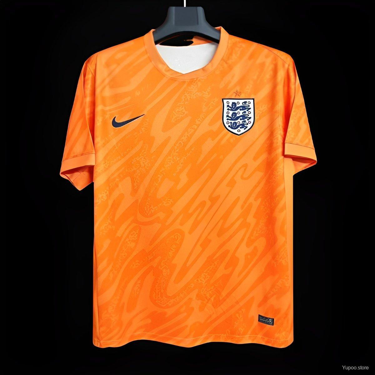 England 24/25 Orange Goalkeeper Jersey - Fans Version