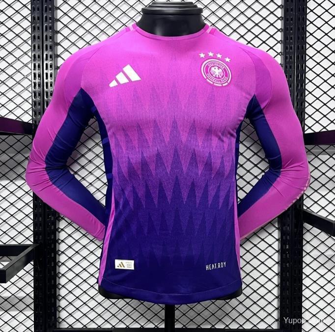 Germany 24/25  Away Long Sleeve Jersey Player Version