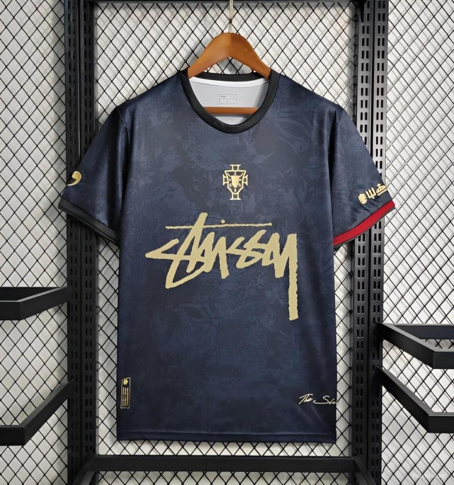 Portugal 24/25 x Stussy Black Special Jersey- Fans Version