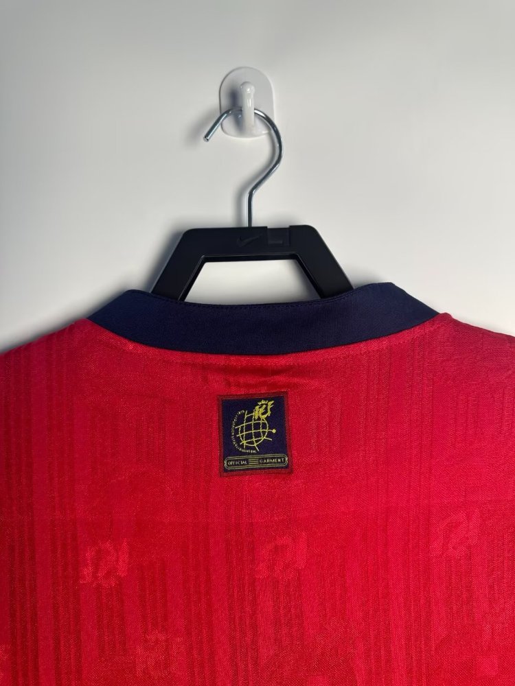 Retro Spain 1996 Home Stadium Jersey