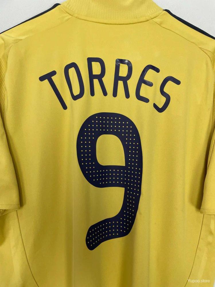 Retro Spain 2008 Away Stadium Jersey